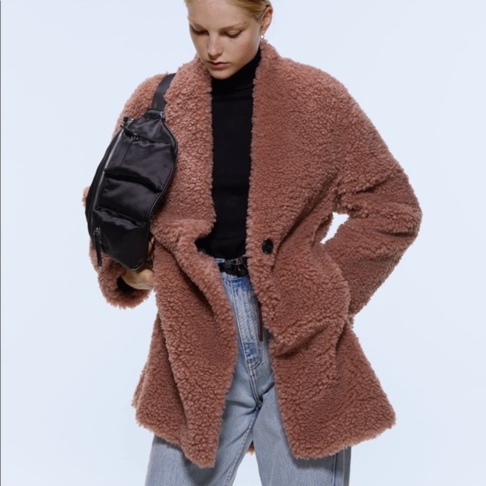 Zara Fleece Coat